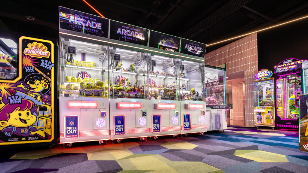 Claw machines | Mystery Fun House Arcade Experience, powered by Chuck E. Cheese